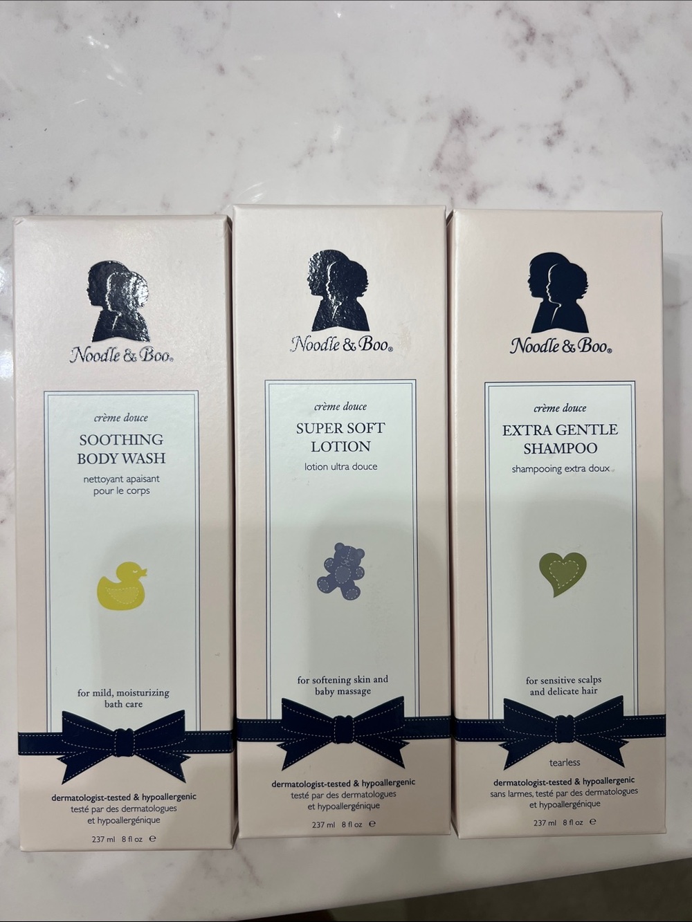 Noodle & Boo collection - Body Wash, Shampoo, and Lotion โ new in box!
